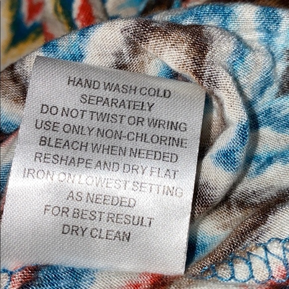 PINK ROSE boho print  casual crop top M - Picture 9 of 11